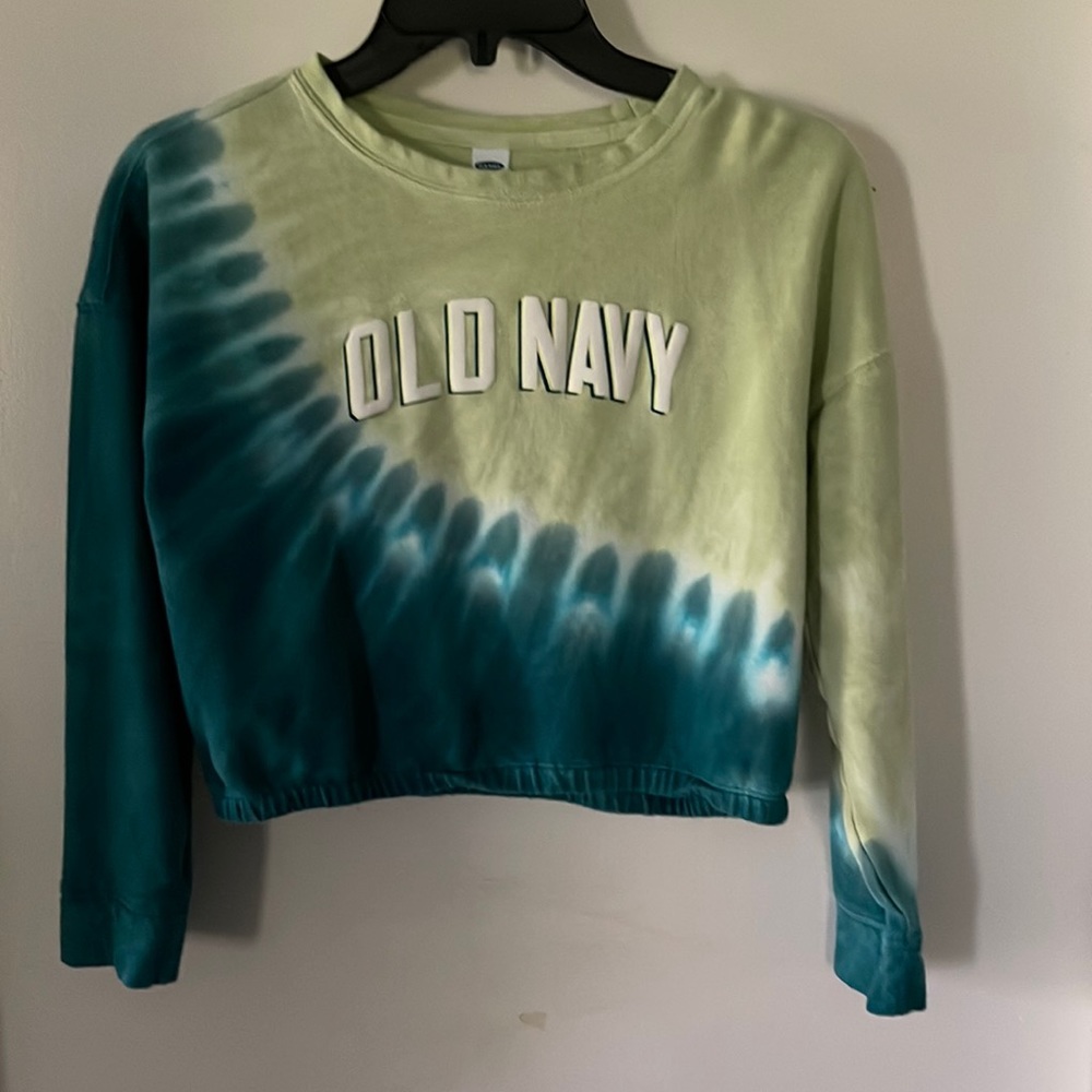 Old Navy cropped sweatshirt girls size 8